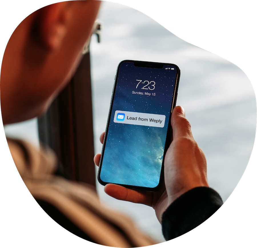 Lead notifiction mobile