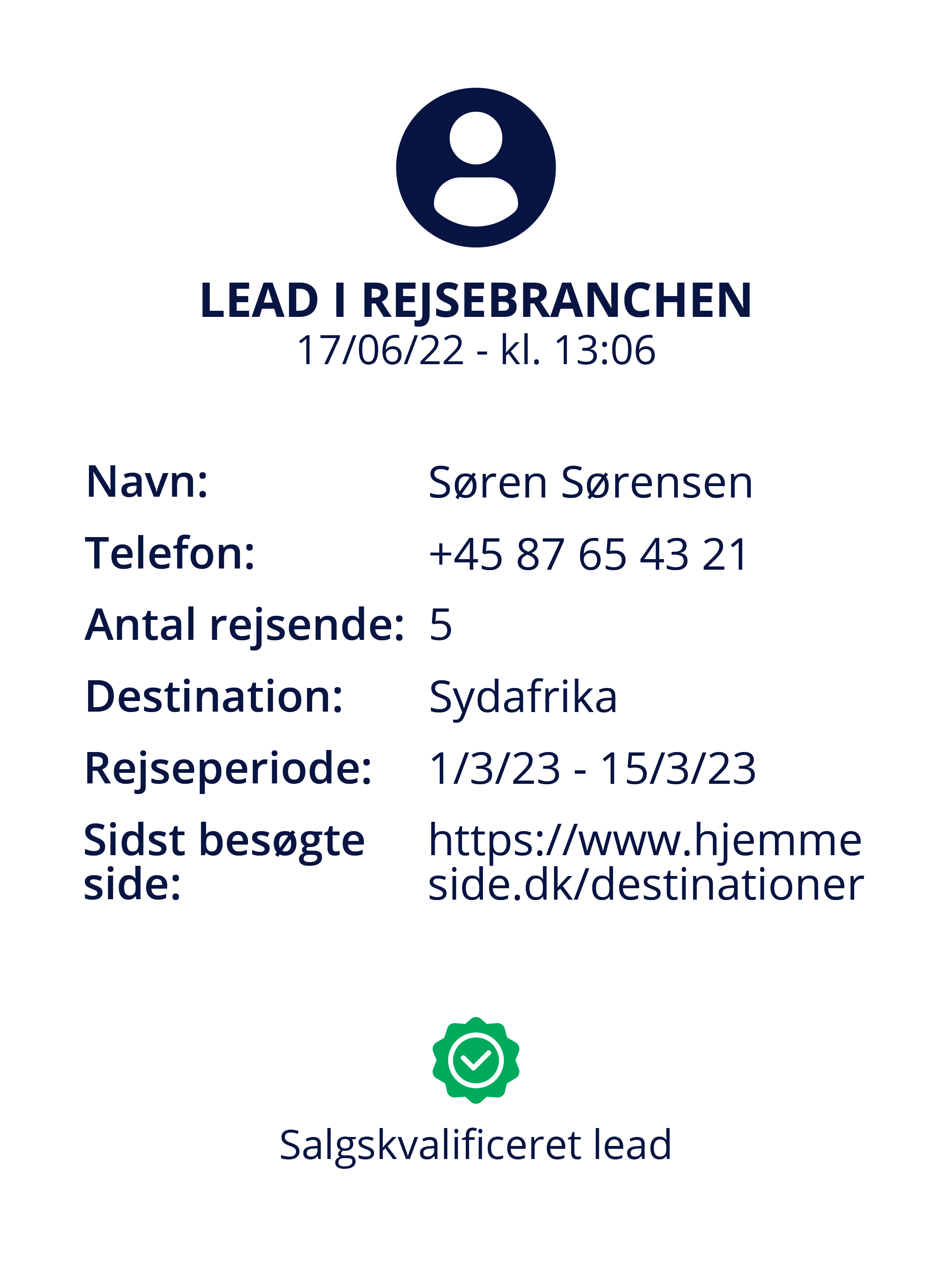 Lead rejsebranchen 1