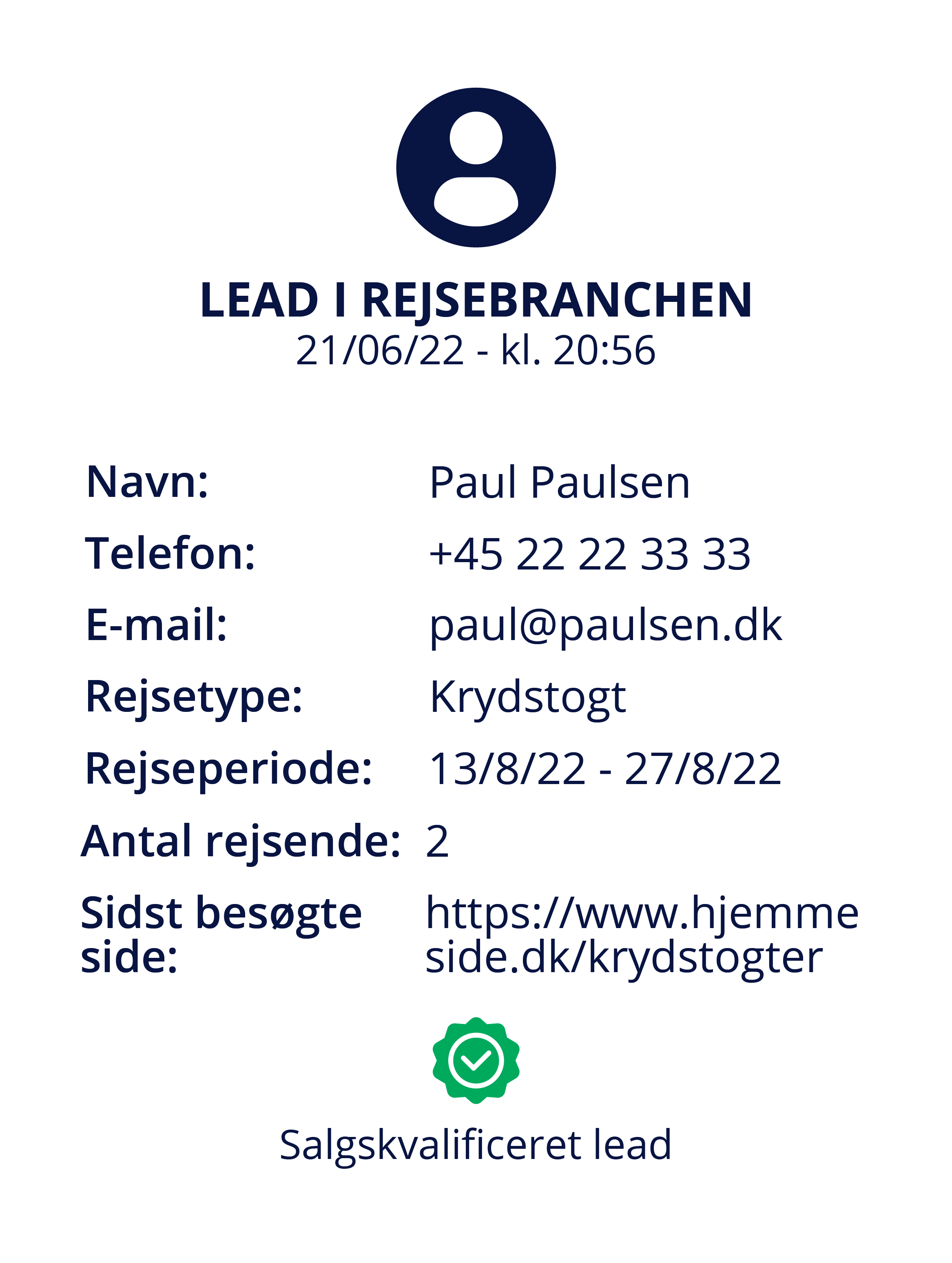 Lead rejsebranchen 2